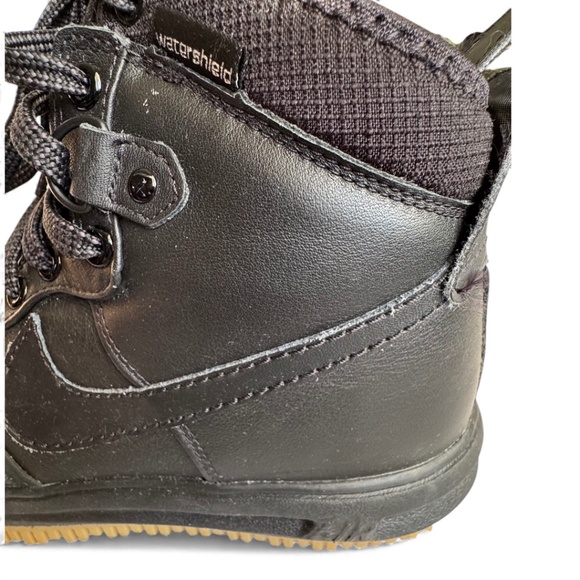 Nike Lunar Force 1 Duckboot Waterproof Sneaker Boots Men’s Size 9 | Black - Picture 7 of 12